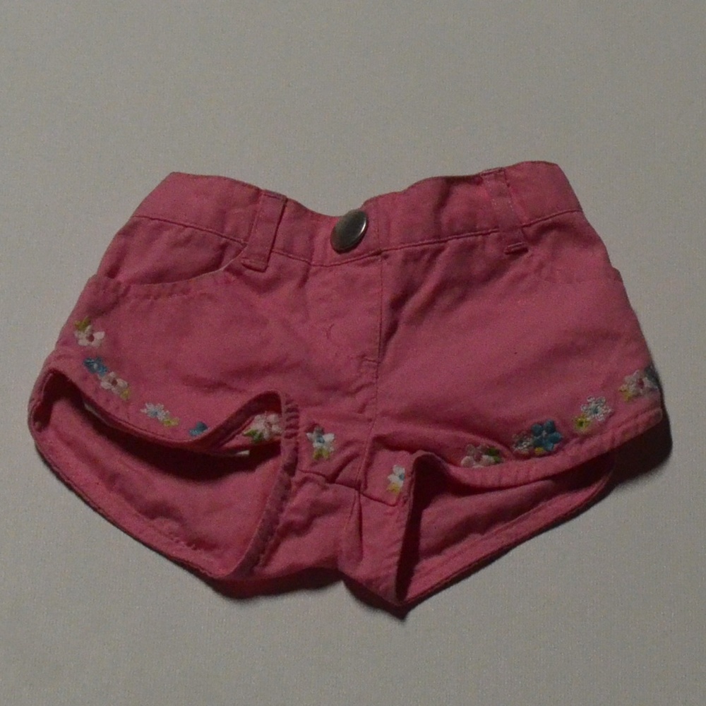 Gymboree Pink Shorts with Flower Design